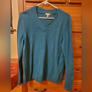 XL Talbots teal sweater
